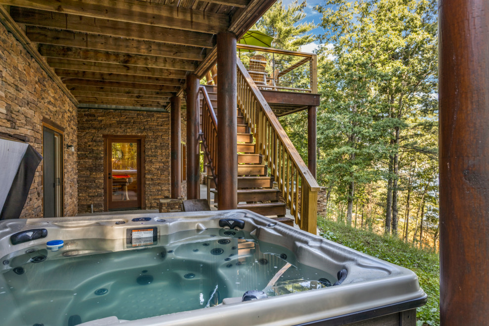 Lake Haven Lodge Hot Tub Installation