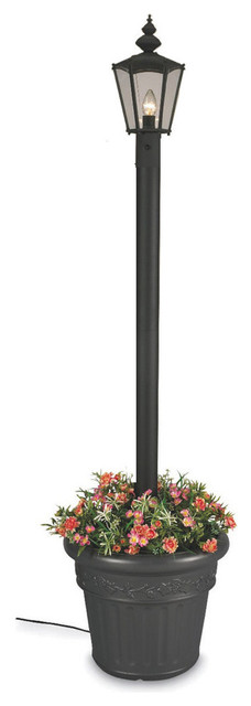 Cambridge Single Lantern Planter, Black