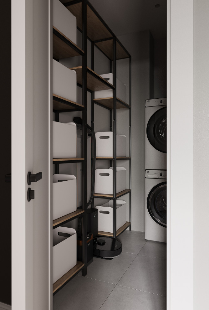 Дизайн-проект квартиры 60 кв.м в  стиле Петербургский Лофт