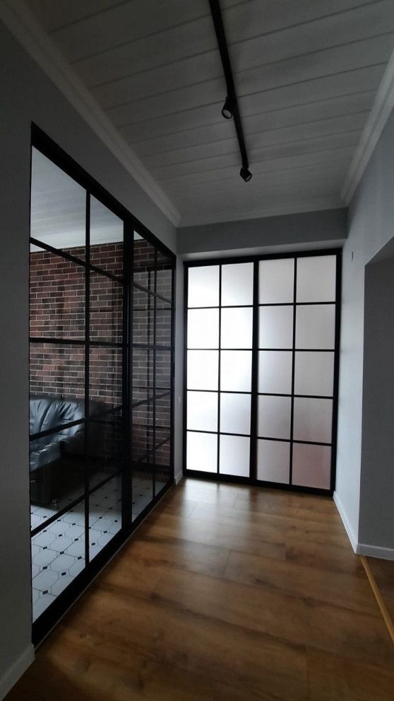 Межкомнатные двери купе в стиле лофт