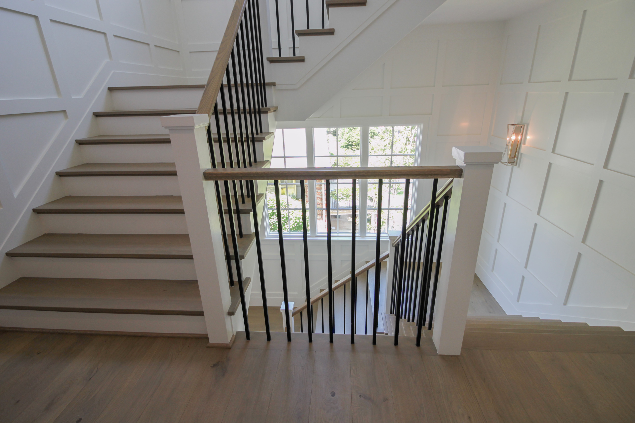 87_Welcoming and Functional Contemporary U-shaped Staircase, Arlington, VA 22207
