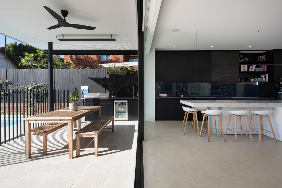 Contemporary patio in Sydney.