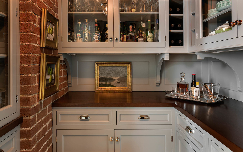 Stamford Renovation - Transitional - Home Bar - New York - by Crisp ...