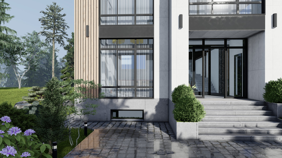 Дом в современном стиле.