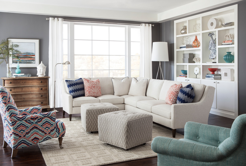  Small  in Scale Big on Style Transitional  Living Room  