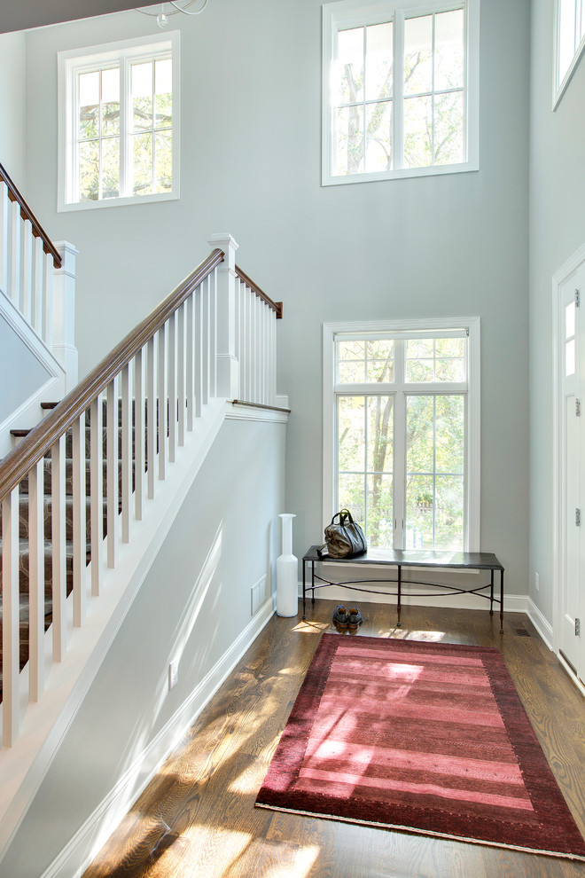Inspiration for a transitional entryway remodel in Minneapolis