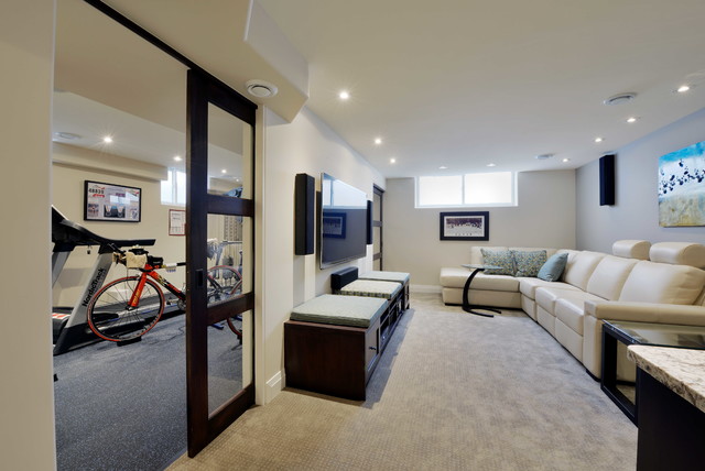 Belval contemporary-basement