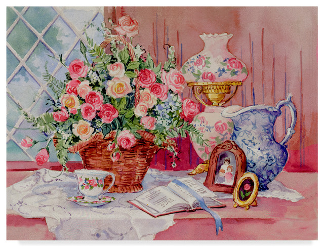 Barbara Mock ' Nostalgic Still Life' Canvas Art - Contemporary - Prints