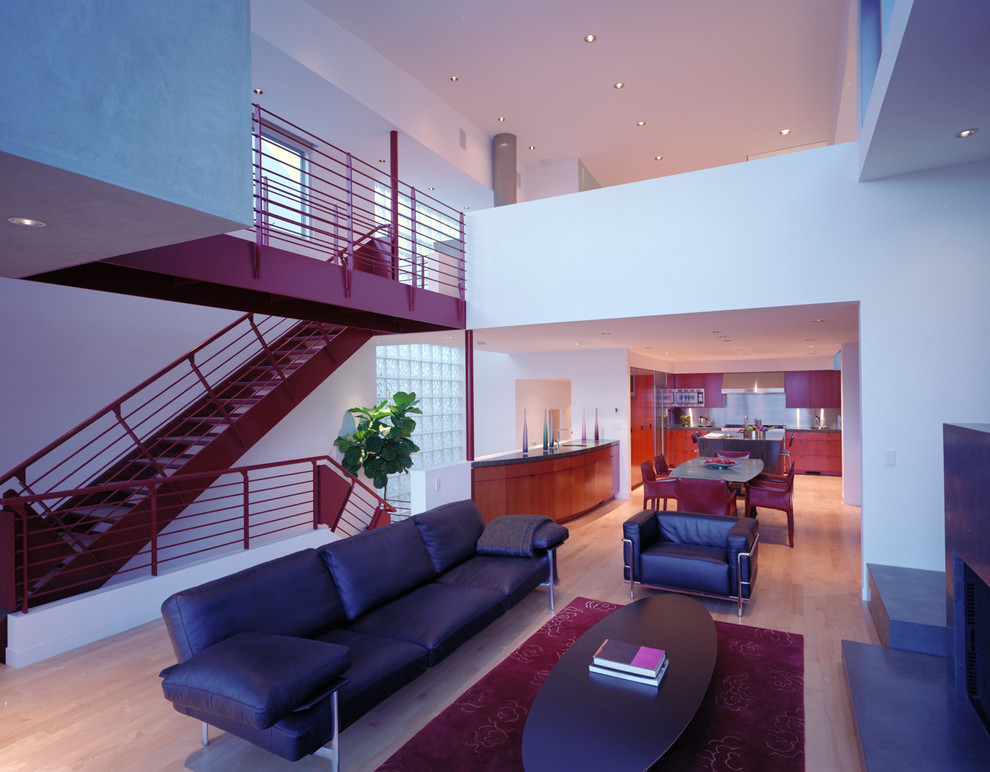 This is an example of a modern living room in Los Angeles.