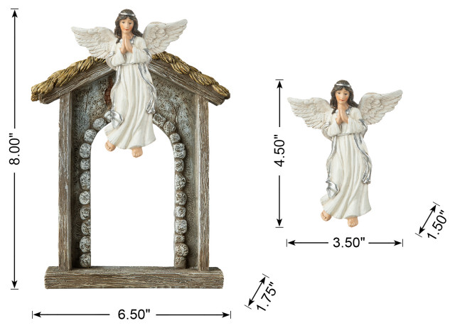 Resin Nativity with Glitter Detail, 11 PC Set main image 0