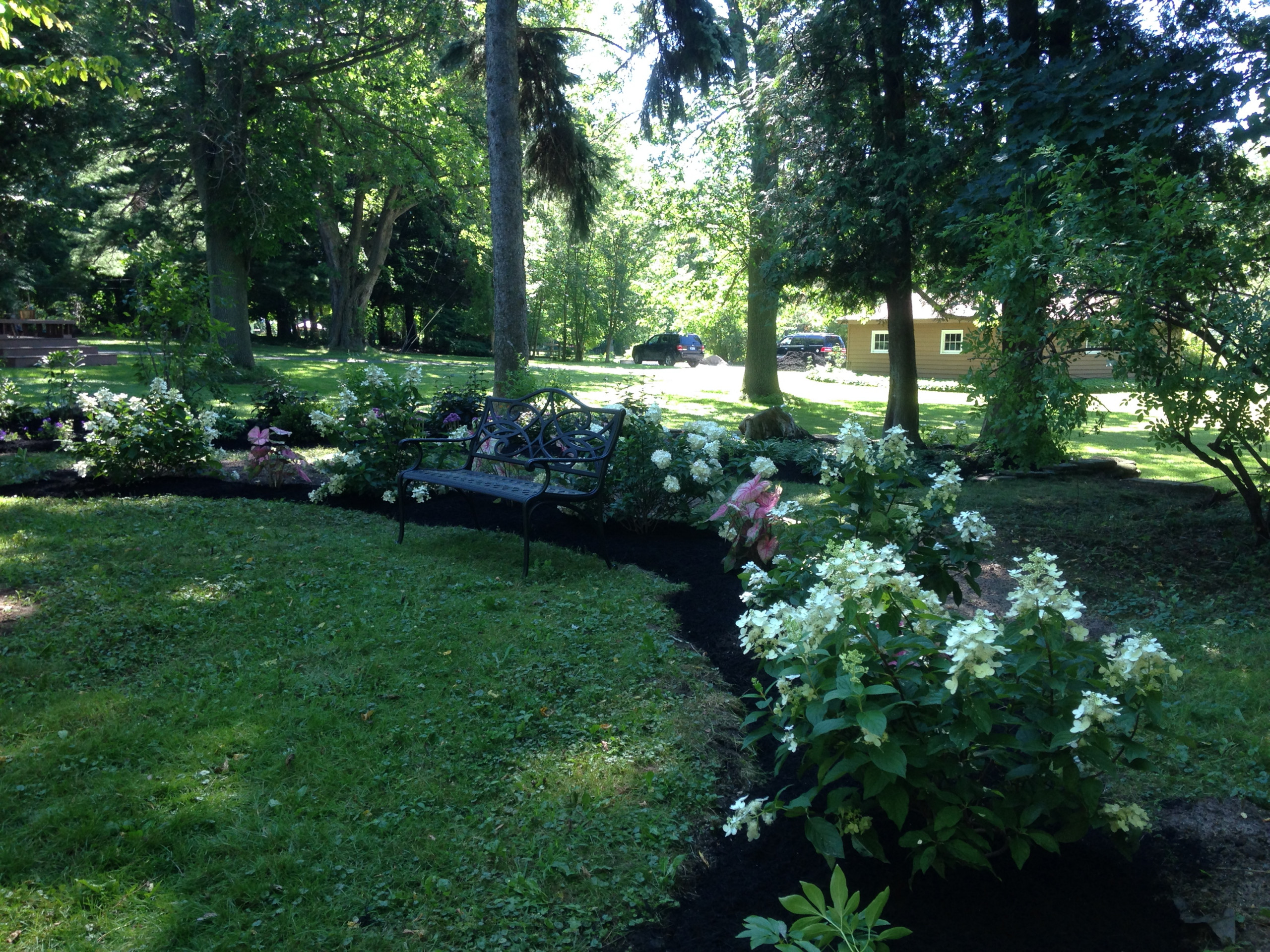 Renovated Lake property gardens