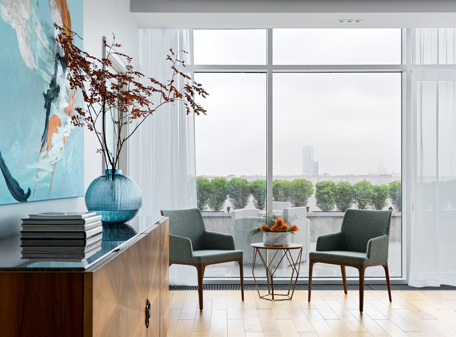 Яркая квартира для путешественников