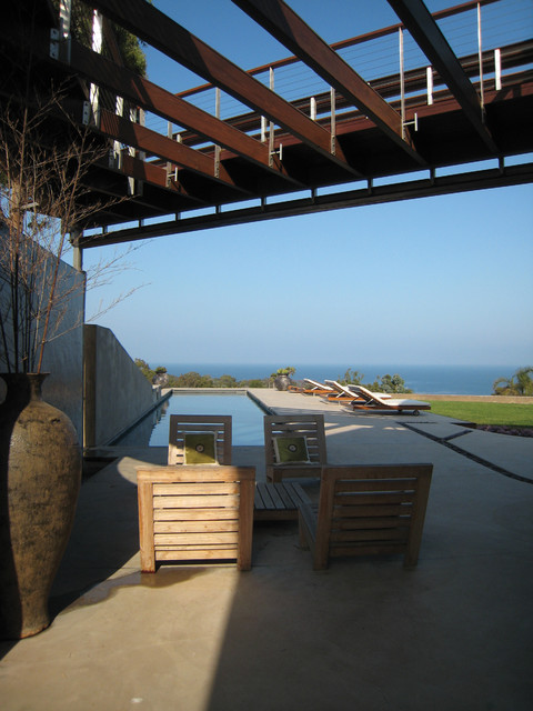 Point Dume Residence moderne-pool