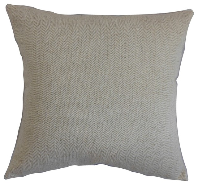 Davion Solid Pillow Gray - Contemporary - Decorative Pillows - by The Pillow Collection