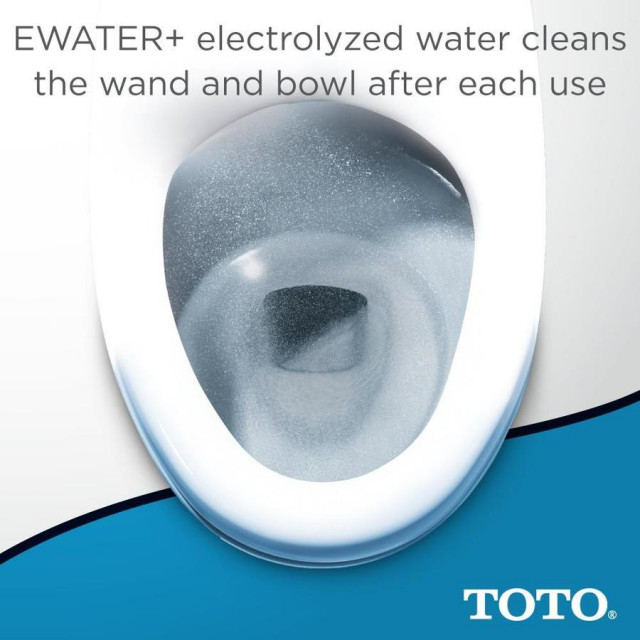 Siège de toilette rond avec bidet électronique Washlet C100 de TOTO