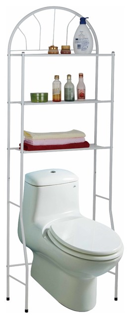 Uniware 19002 3 Shelf Bathroom Storage Saver - Contemporary - Bathroom ...