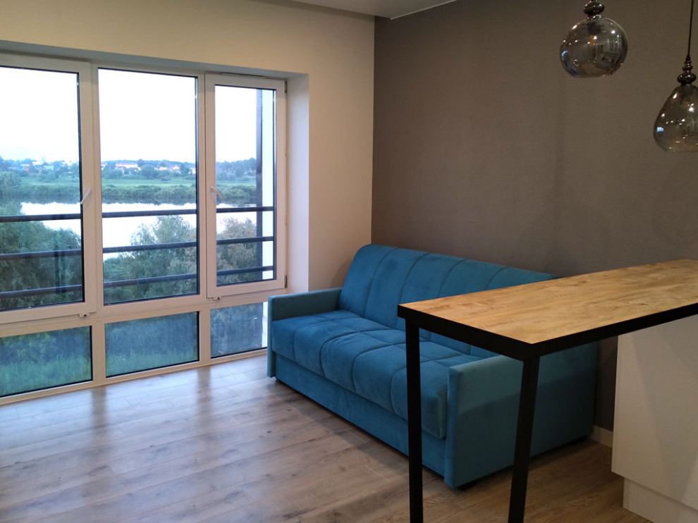 Ремонт студии ЖК Алые Паруса