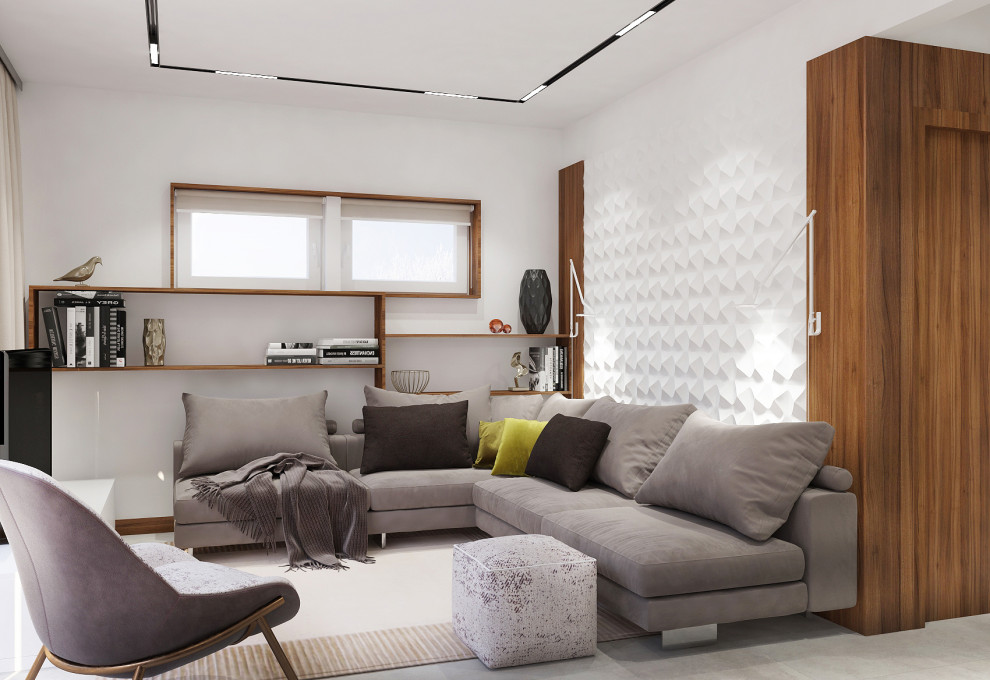 Современный двухэтажный жилой дом в Колтушах 130м2