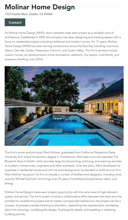 2021 Top 5 Architectural Firms in Livermore, CA