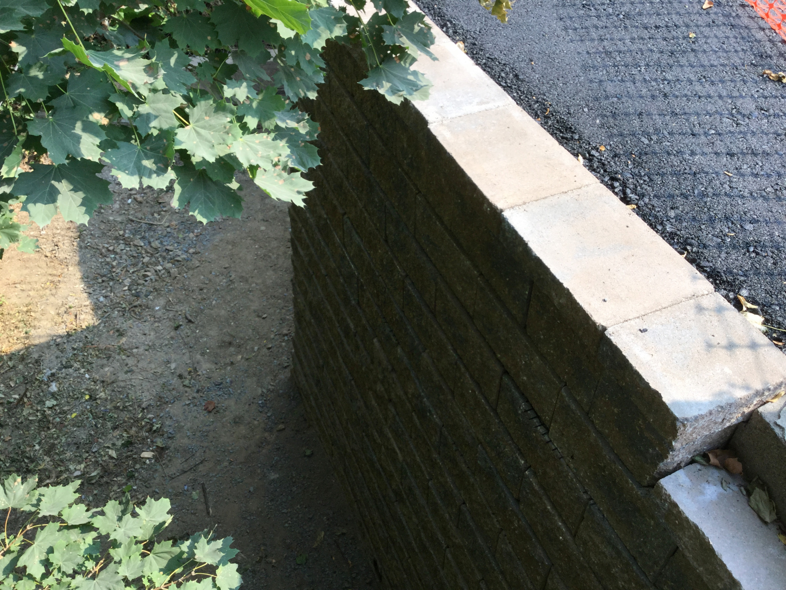 New Retaining Wall