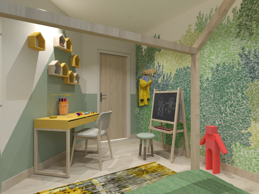 Inspiration for a modern kids' room in London.
