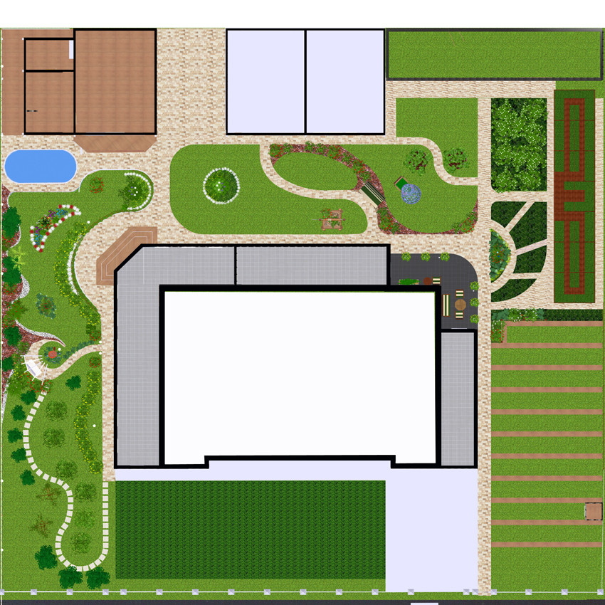 Мой проект ландшафтного дизайна и разработки фасадов