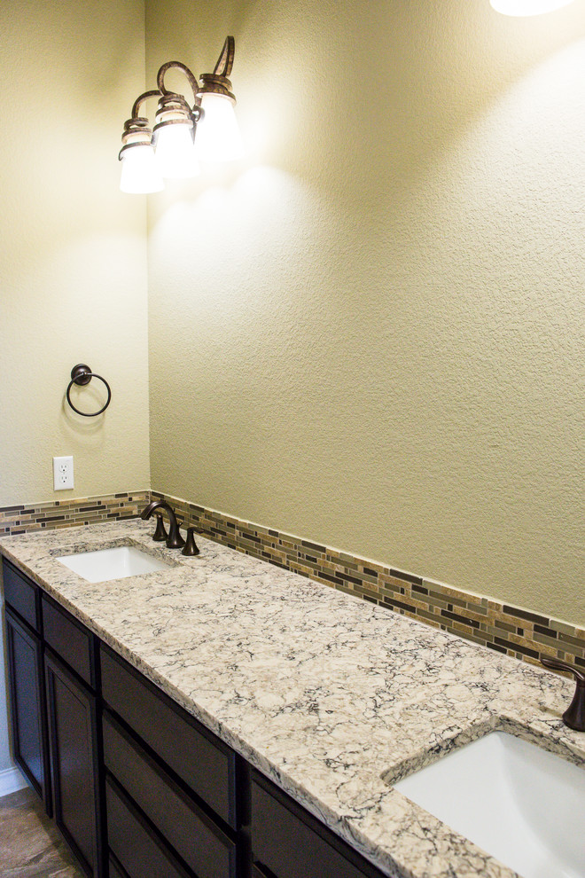 Inspiration for a transitional bathroom remodel in Austin