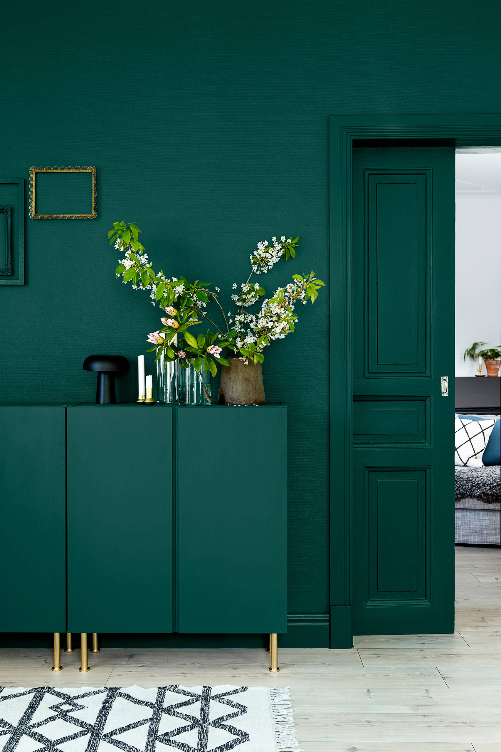 Wandfarbe: Die besten Gestaltungsideen mit grünen Wänden