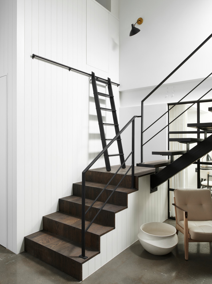 Design ideas for a medium sized industrial staircase in Toronto.