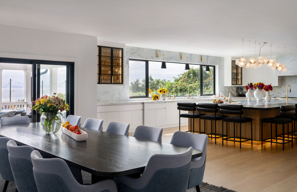 Montauk Retreat - Contemporary - Dining Room - New York - by Debra ...