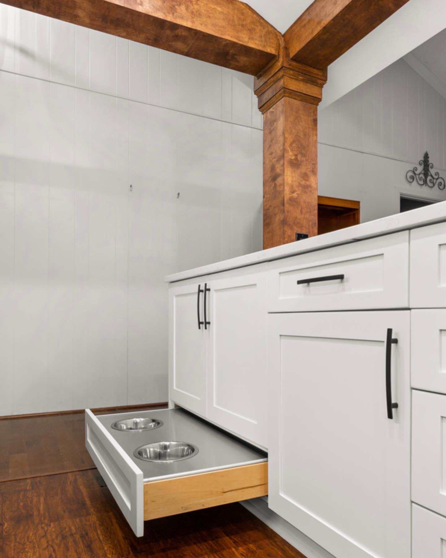 kitchen with a roof