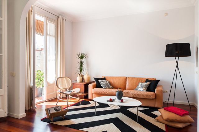 Sal&oacute;n contemporary-vardagsrum