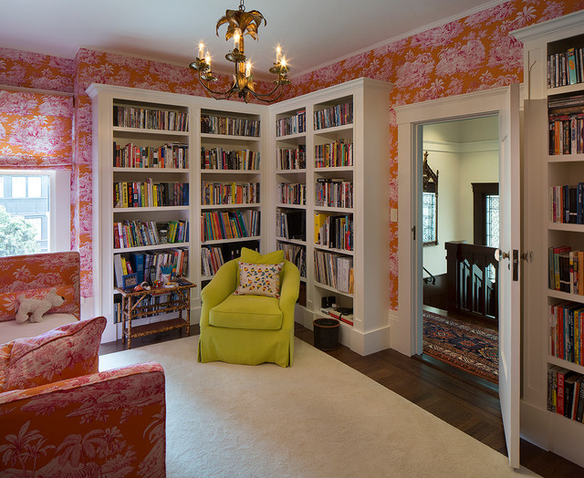 Bedroom And Bookcases Transitional Bedroom San Francisco