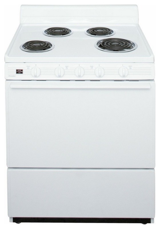 White 30" Electric Range Contemporary Gas Ranges And Electric Ranges by Appliances Connection