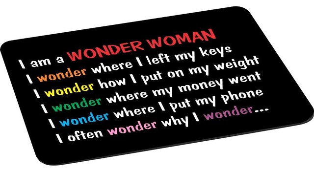 Wonder Woman Mouse Pad Contemporary Desk Accessories By Rikki Wonder Woman Mouse Pad