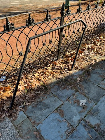 Replacing damaged handrail