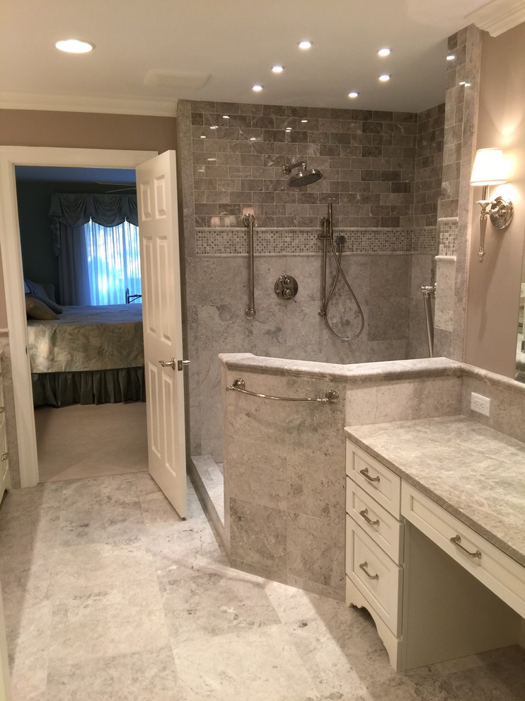Williamsburg Grey Marble Bath