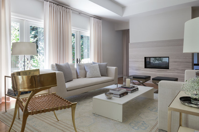 Atherton contemporary-vardagsrum