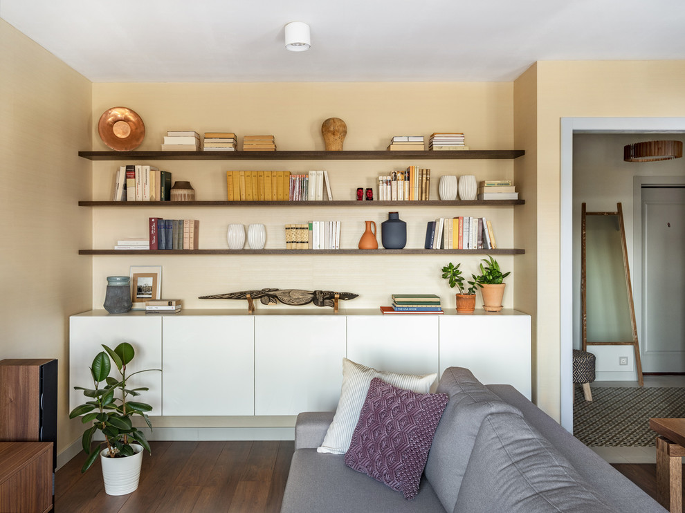 Яркий интерьер для молодой пары