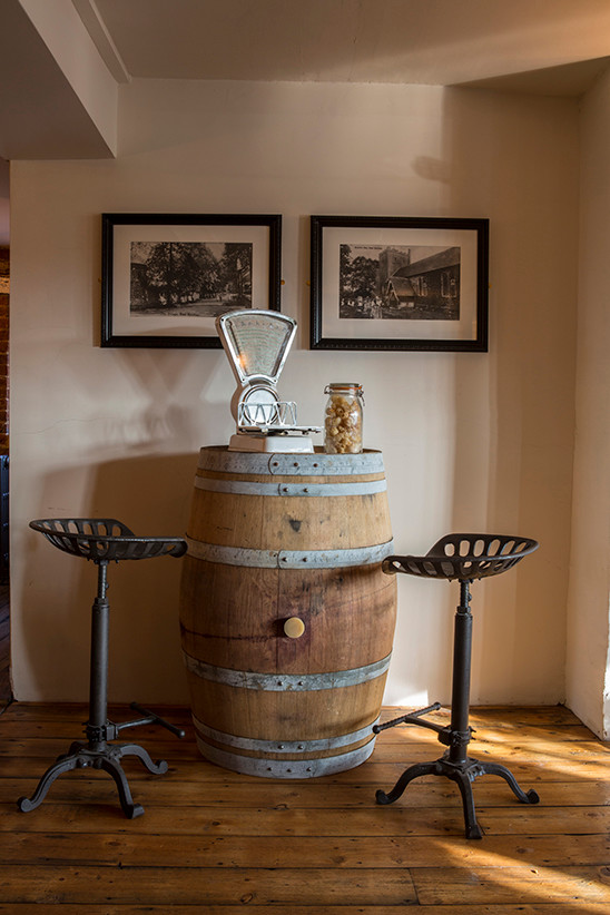 Mini Tonneau/Fût En Bois Et Cuivre – Décoration Maison Alcool/Vin – Occasion