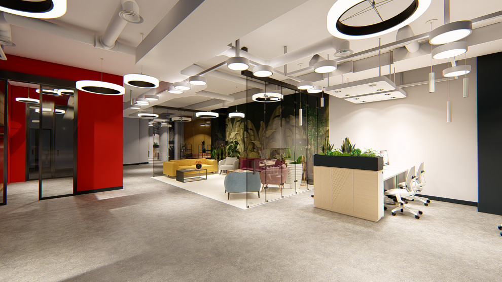 Концепция интерьеров офиса телекомпании НТВ