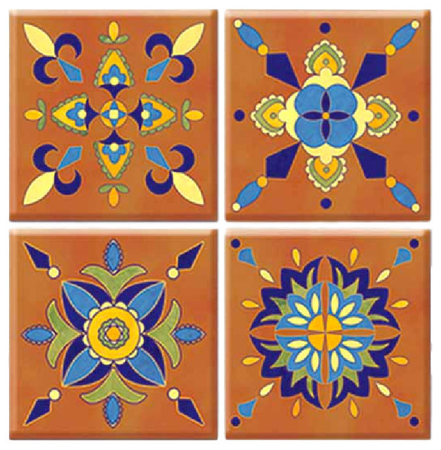 En Provence Peel and Stick Tiles, 4-Piece Set