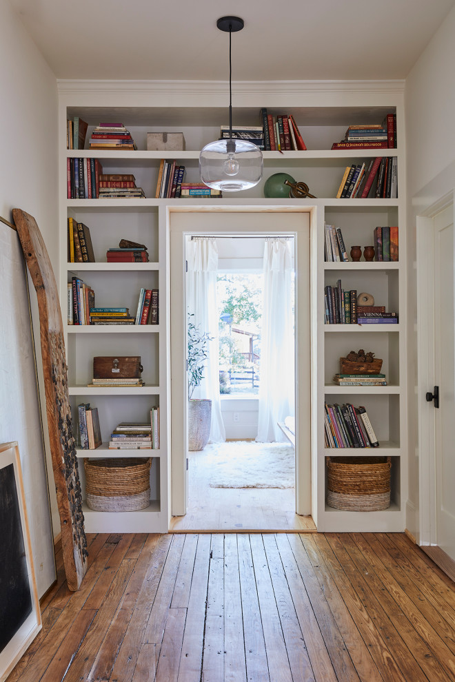 Inspiration for a rustic hallway remodel in Atlanta