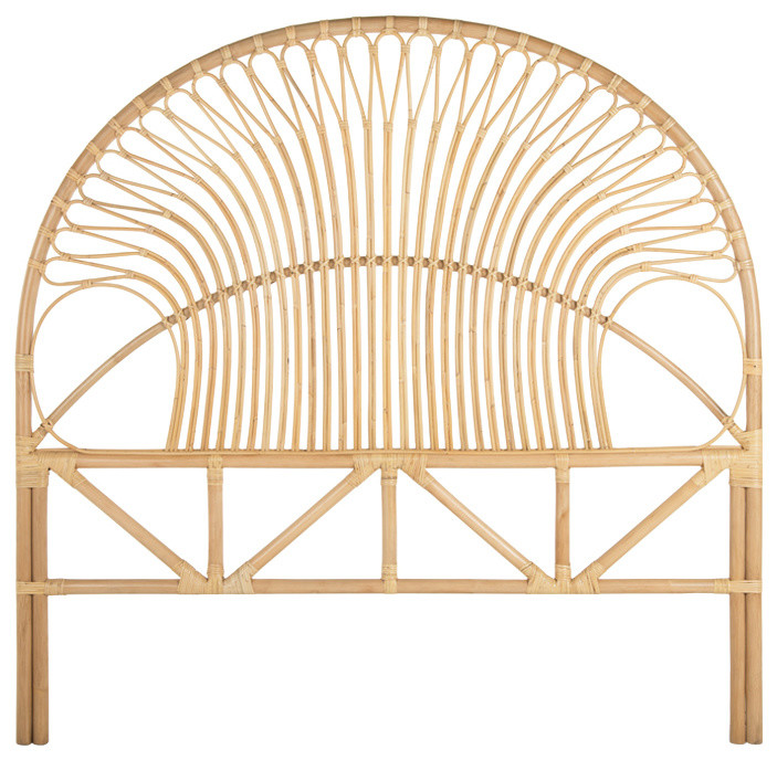 Rattan Loop Headboard Tropical Headboards by KOUBOO Houzz