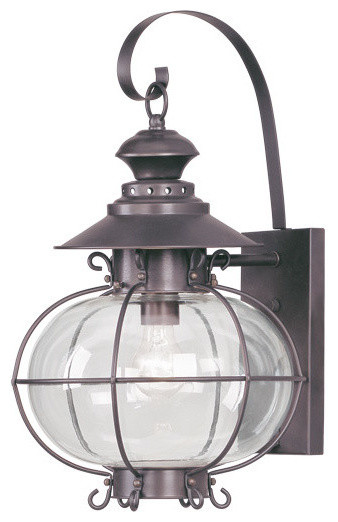 Livex Lighting 1 Light Bronze Outdoor Wall Lantern - 2223-07