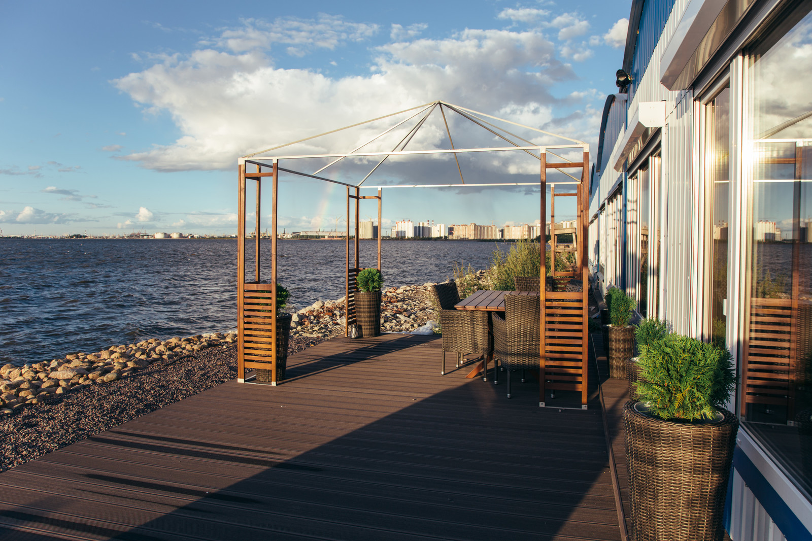 Эллинг на берегу Финского залива