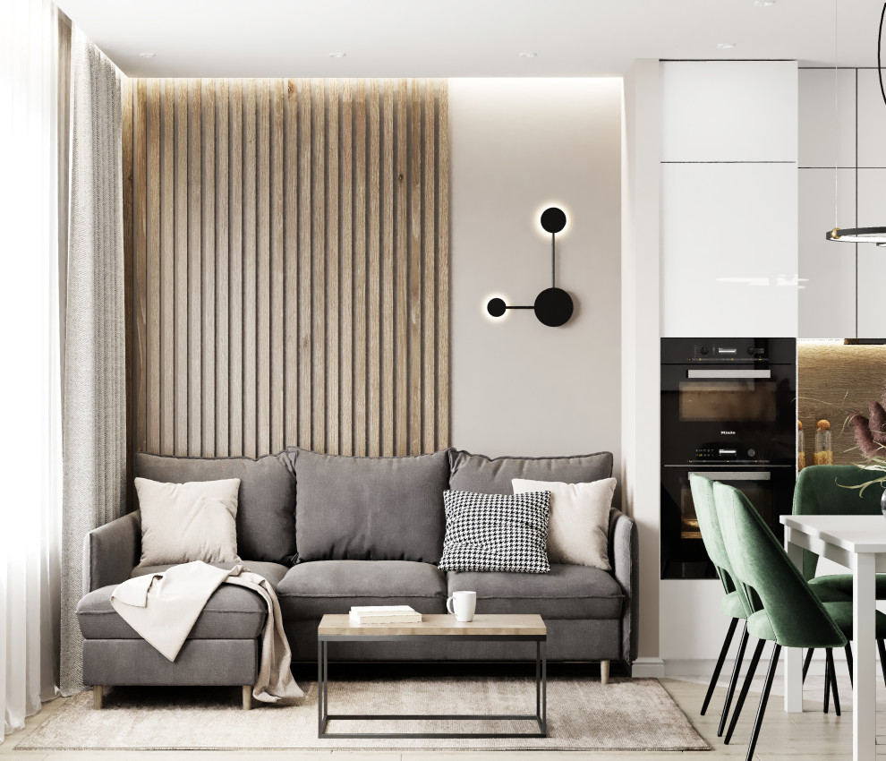 Трёхкомнатная квартира для семьи из 5 человек. 75 кв.м.