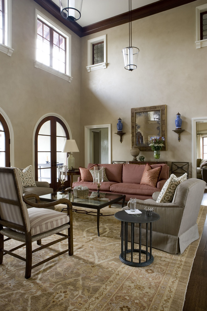 This is an example of a mediterranean living room in New York.