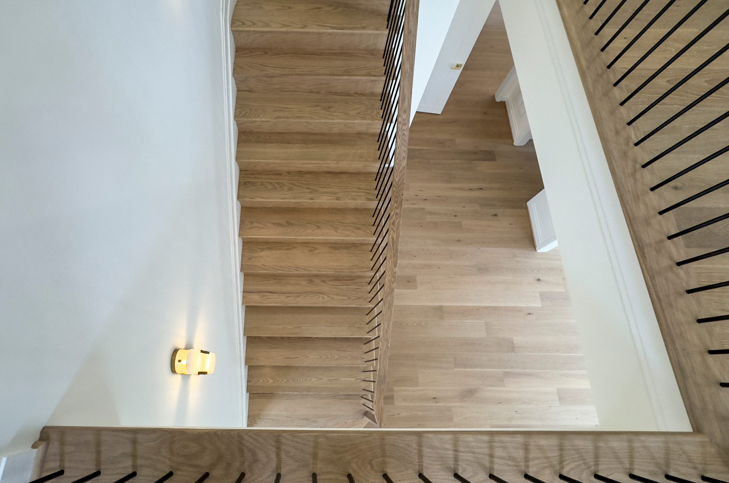 144_Attractive Transitional Staircase in Impressive Modern Home, Vienna VA 22180