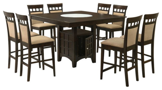 Gabriel 9-piece Square Counter Height Dining Set Counter Height Dining ...